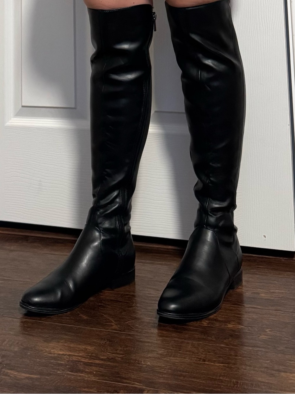 a new day Black Over-the-Knee Riding Boots